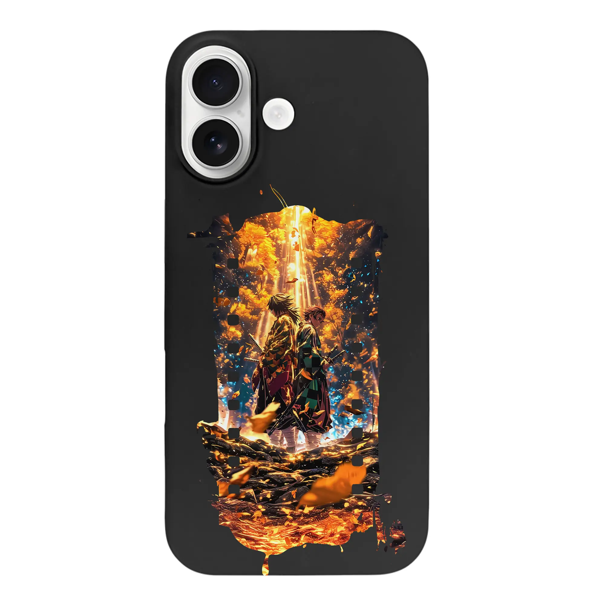 鬼滅の刃 グッズ,竈門 炭治郎 - iPhone 17 シリーズ シリコンケース 薄型 耐衝撃 指紋防止 ソフトタッチカバー 精密フィット 傷防止 保護ケース iPhone 17/17 Air/17 Pro/17 Pro Max 対応